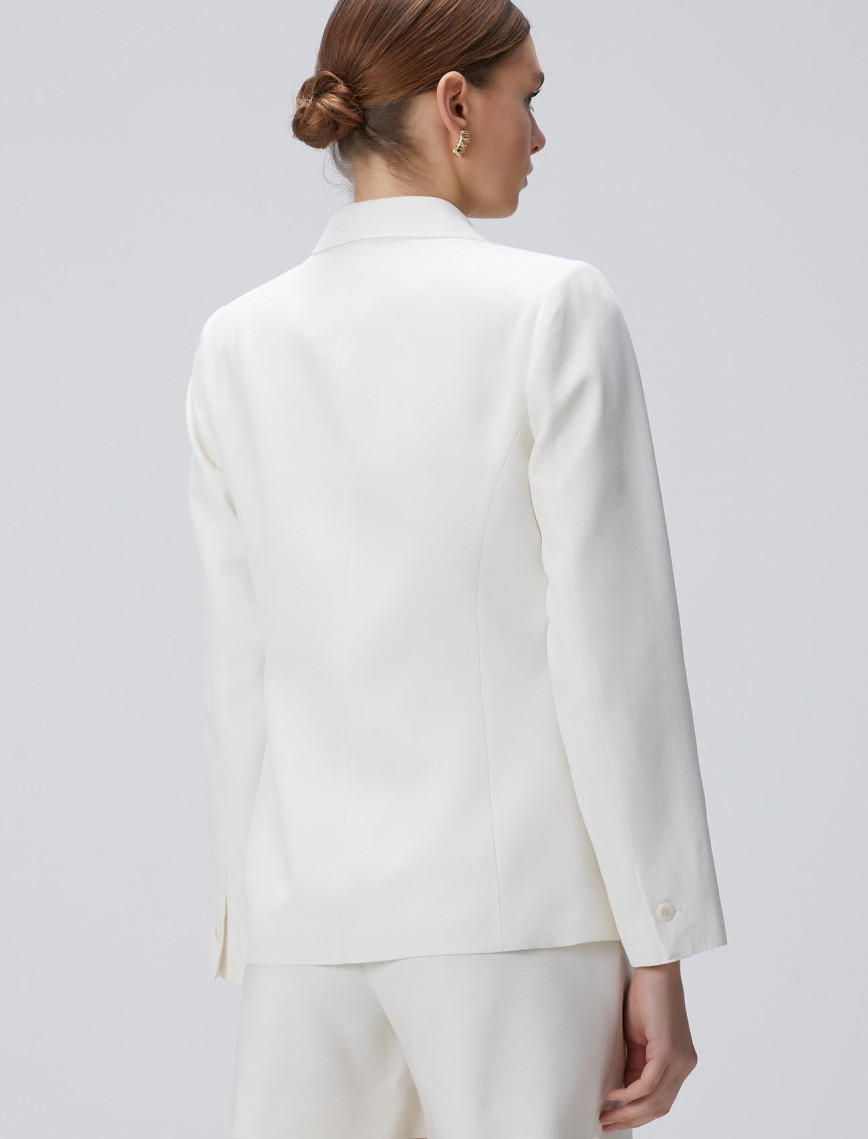 Network Kadın Kırık Beyaz Ceket Network Kadın Kırık Beyaz Ceket