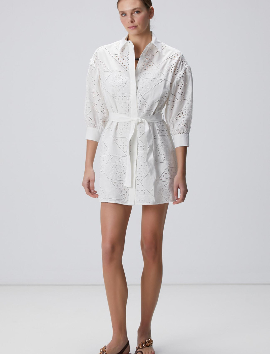 Network Kadın Beyaz Mini Elbise Network Kadın Beyaz Mini Elbise