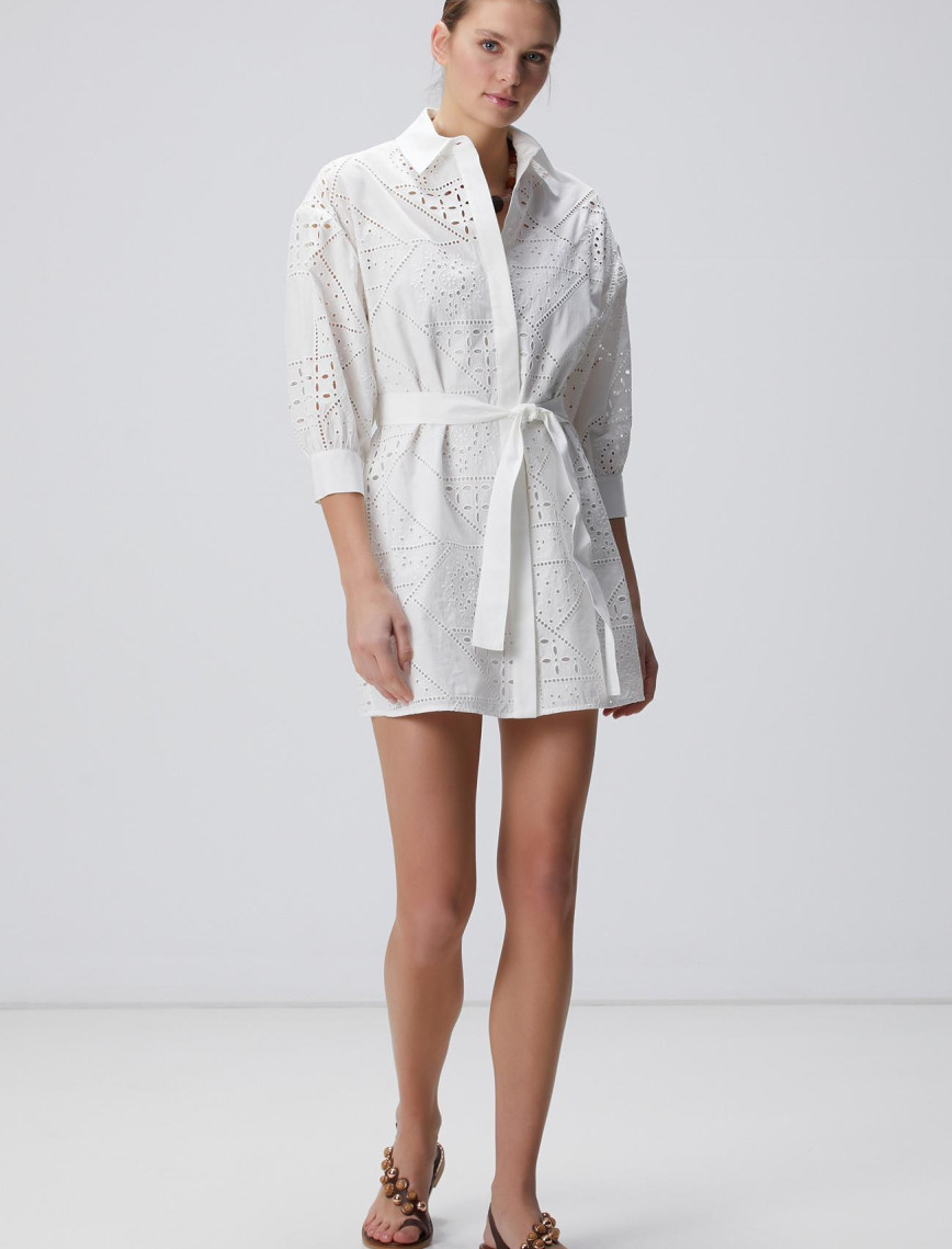 Network Kadın Beyaz Mini Elbise Network Kadın Beyaz Mini Elbise