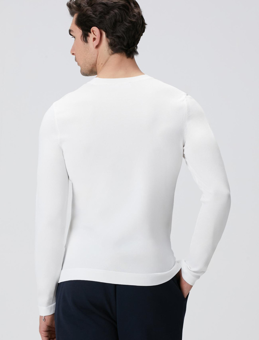 Network Erkek N-Tech Kırık Beyaz Basic Triko Network Erkek N-Tech Kırık Beyaz Basic Triko