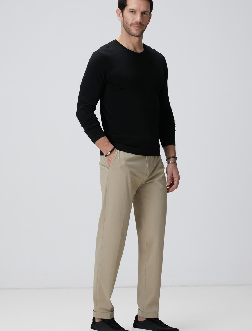 Network Erkek Siyah Triko Kazak