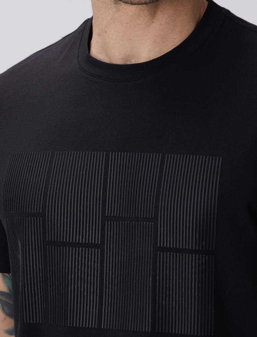 Network Erkek Siyah Hologram Baskılı N-Tech T-shirt Network Erkek Siyah Hologram Baskılı N-Tech T-shirt