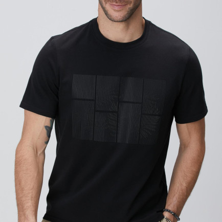 Network Erkek Siyah Hologram Baskılı N-Tech T-shirt Network Erkek Siyah Hologram Baskılı N-Tech T-shirt