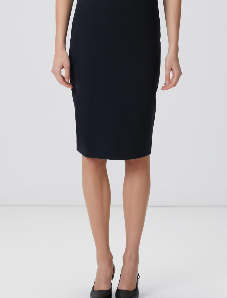 Network Kadın Lacivert Midi Kalem Etek Network Kadın Lacivert Midi Kalem Etek