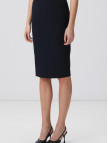 Network Kadın Lacivert Midi Kalem Etek Network Kadın Lacivert Midi Kalem Etek