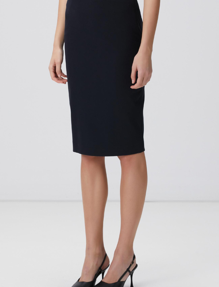 Network Kadın Lacivert Midi Kalem Etek Network Kadın Lacivert Midi Kalem Etek