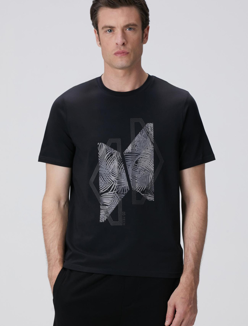 Network Erkek N-Tech Siyah T-shirt Network Erkek N-Tech Siyah T-shirt