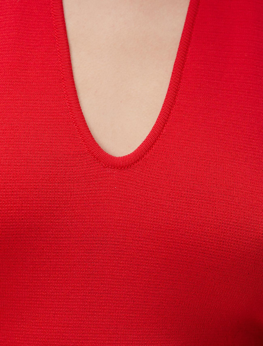 Network Kadın Kırmızı Bodysuit Form Triko Network Kadın Kırmızı Bodysuit Form Triko