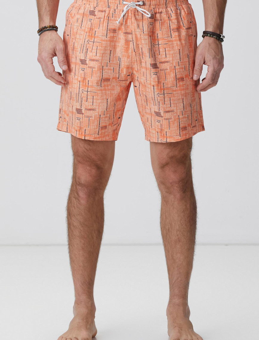 Network Erkek Turuncu Baskılı Mayo Network Erkek Turuncu Baskılı Mayo