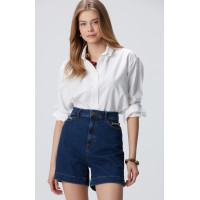 Network Kadın Beyaz Oxford Gömlek Network Kadın Beyaz Oxford Gömlek