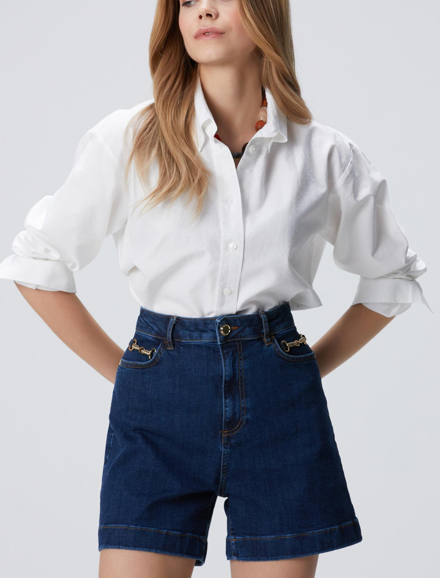 Network Kadın Beyaz Oxford Gömlek Network Kadın Beyaz Oxford Gömlek