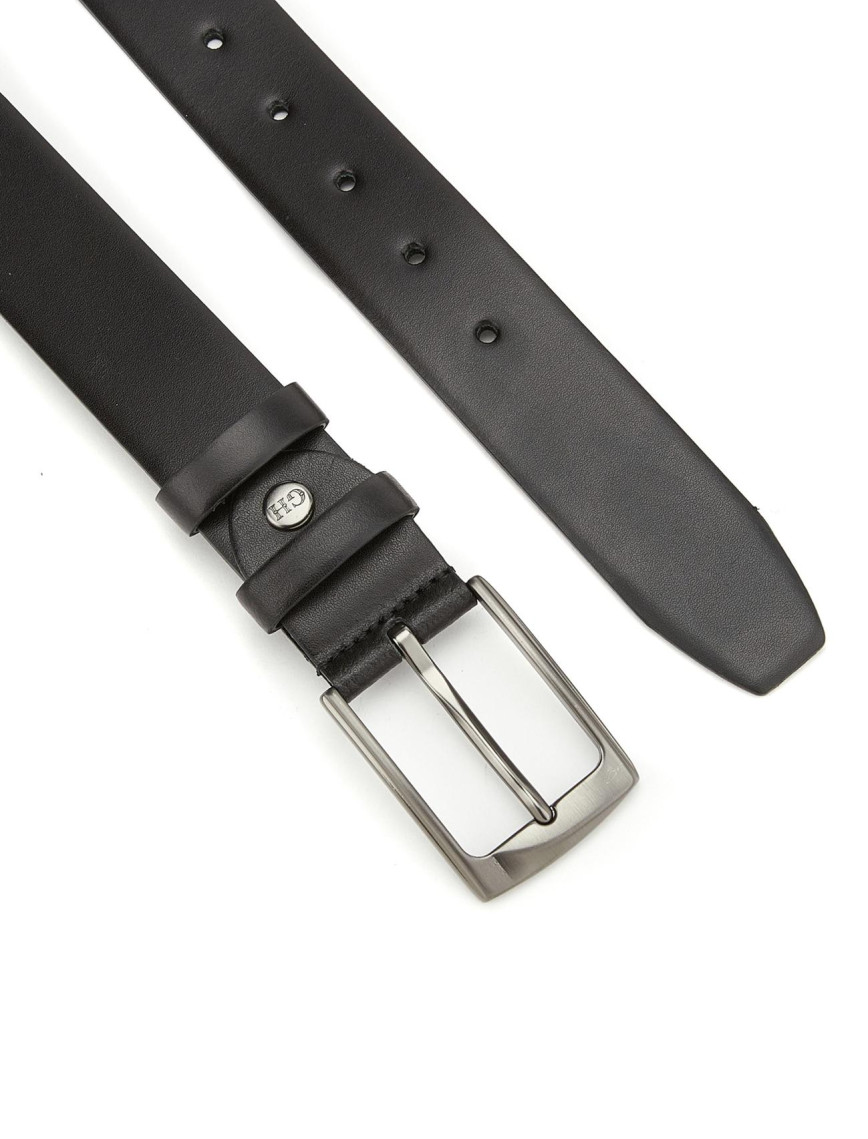 George Hogg Erkek Siyah Metal Tokalı Deri Kemer George Hogg Erkek Siyah Metal Tokalı Deri Kemer