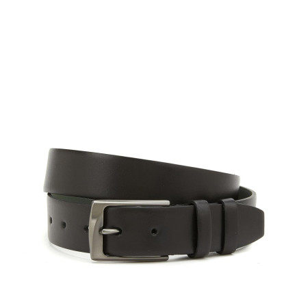 George Hogg Erkek Siyah Metal Tokalı Deri Kemer George Hogg Erkek Siyah Metal Tokalı Deri Kemer