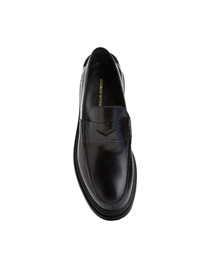 George Hogg Erkek Siyah Parlak Deri Loafer George Hogg Erkek Siyah Parlak Deri Loafer