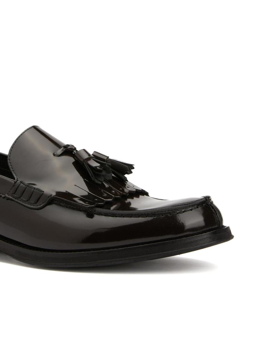 George Hogg Icons Erkek Kahverengi Çift Püsküllü Deri Loafer George Hogg Icons Erkek Kahverengi Çift Püsküllü Deri Loafer