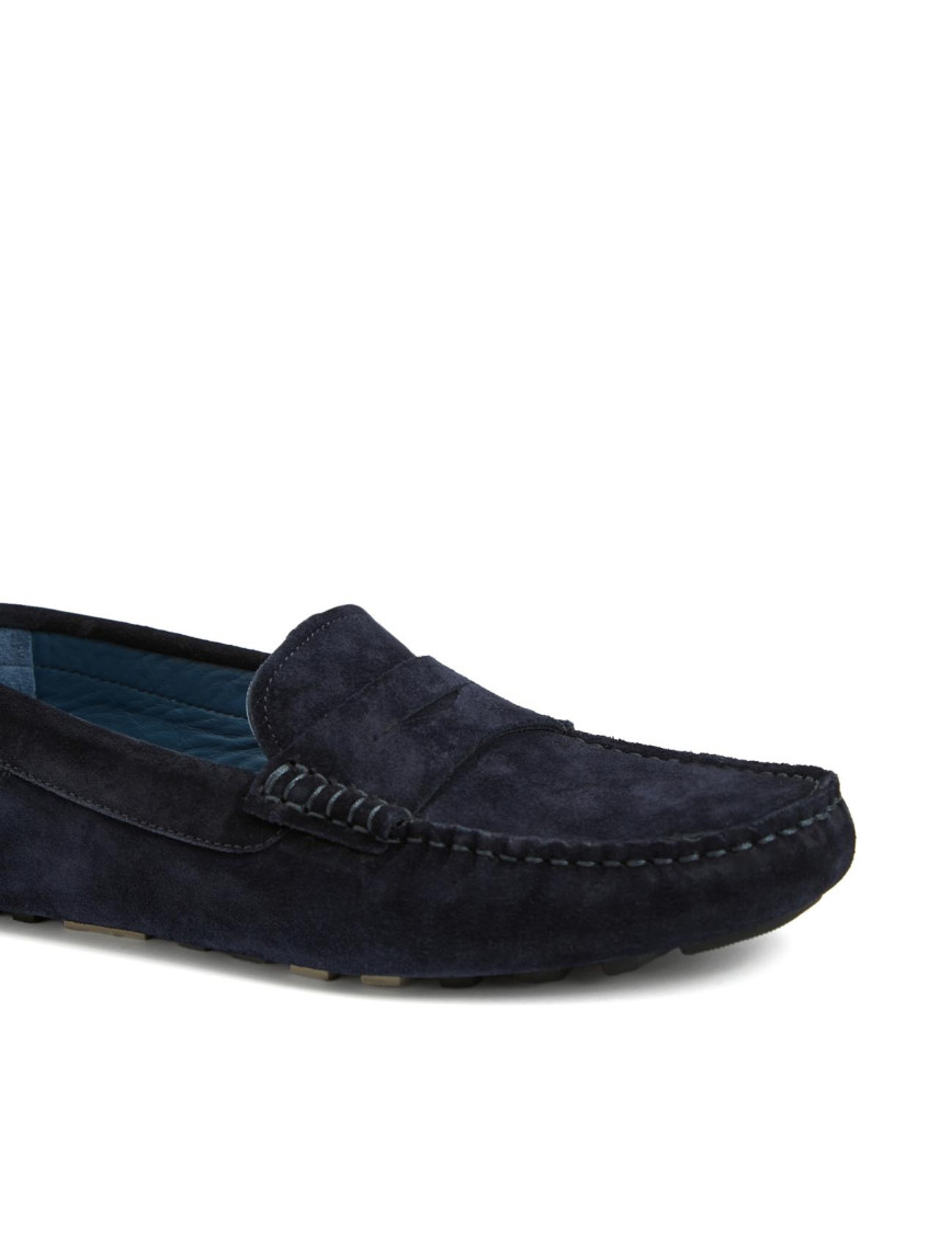 Divarese Erkek Lacivert Süet Loafer Divarese Erkek Lacivert Süet Loafer