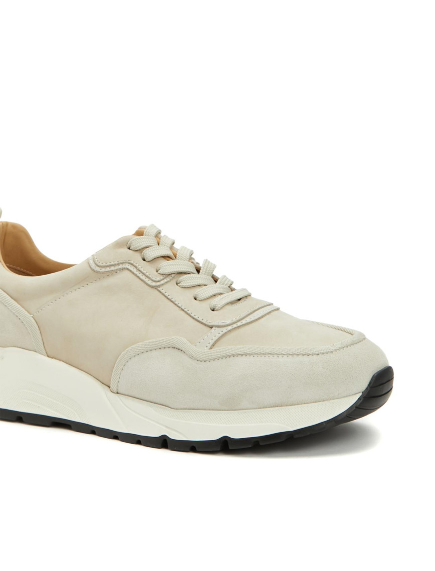 George Hogg Erkek Bej Süet Sneaker