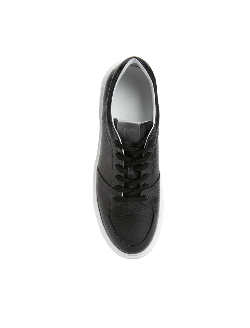 Network Erkek Siyah Deri Sneaker Network Erkek Siyah Deri Sneaker