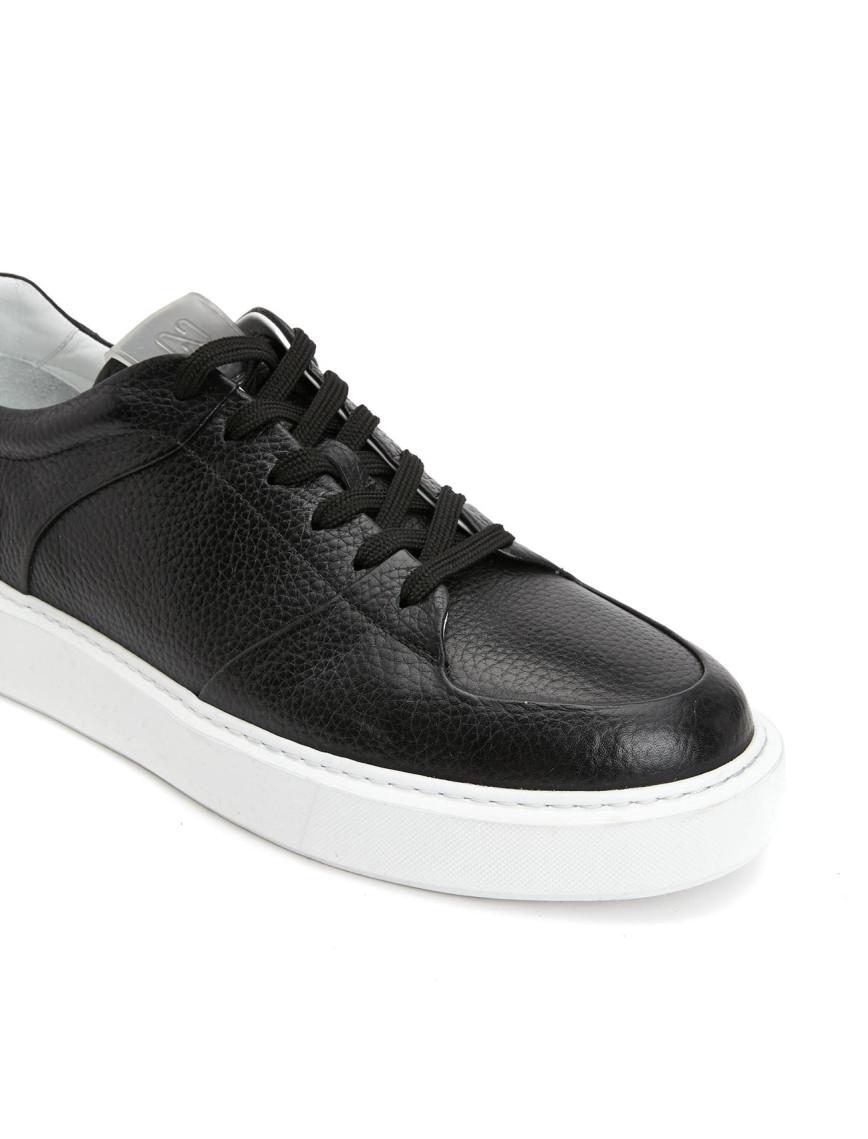 Network Erkek Siyah Deri Sneaker Network Erkek Siyah Deri Sneaker