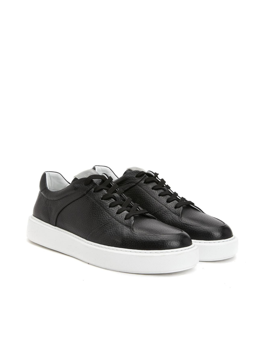 Network Erkek Siyah Deri Sneaker Network Erkek Siyah Deri Sneaker