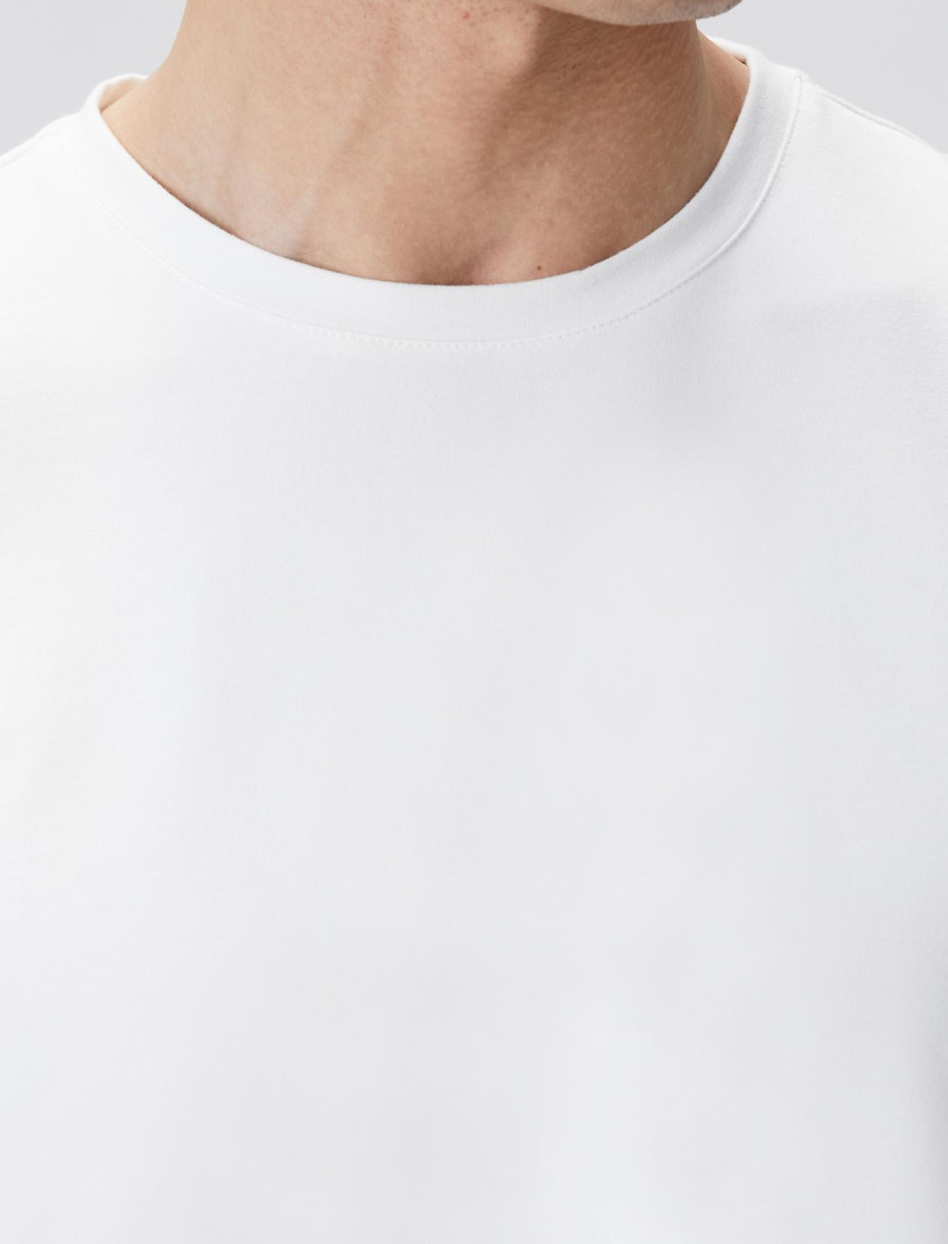 Network Erkek N-Tech Kırık Beyaz Basic T-shirt Network Erkek N-Tech Kırık Beyaz Basic T-shirt