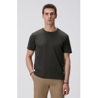 Network Erkek Haki Basic T-shirt Network Erkek Haki Basic T-shirt