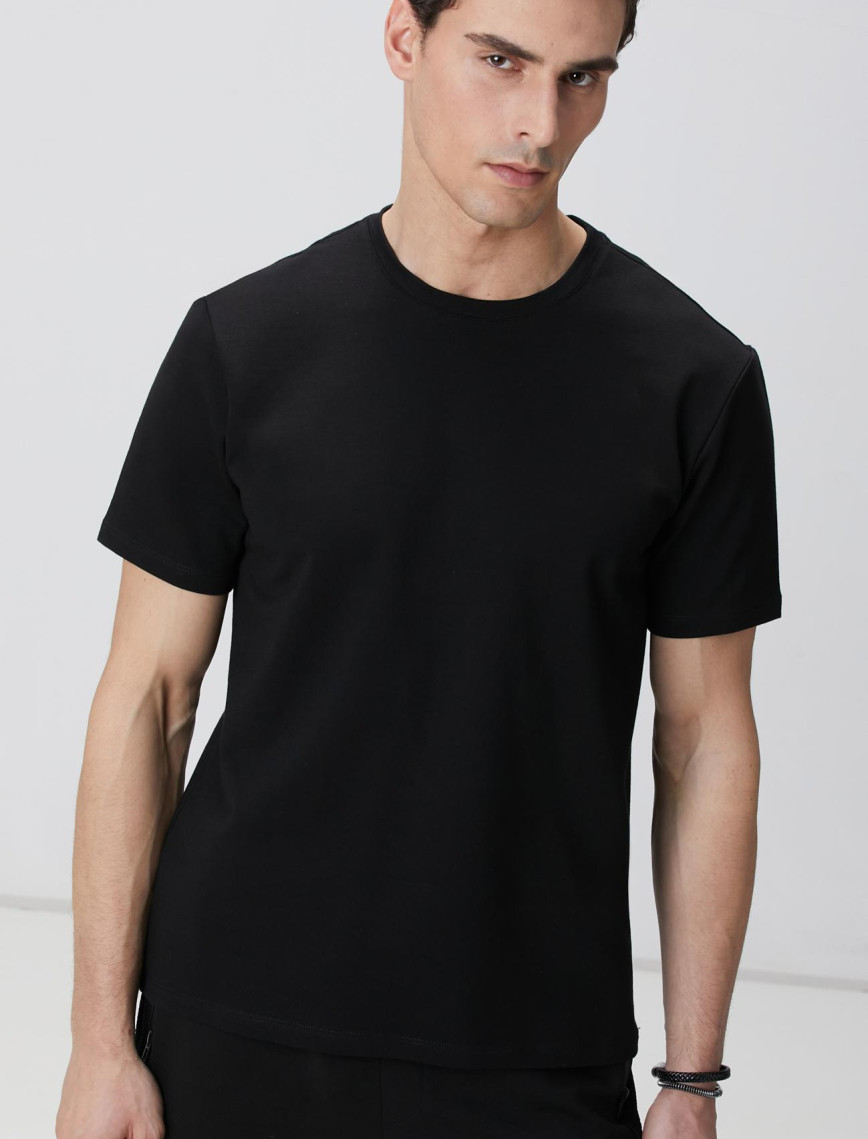 Network Erkek N-Tech Siyah T-shirt