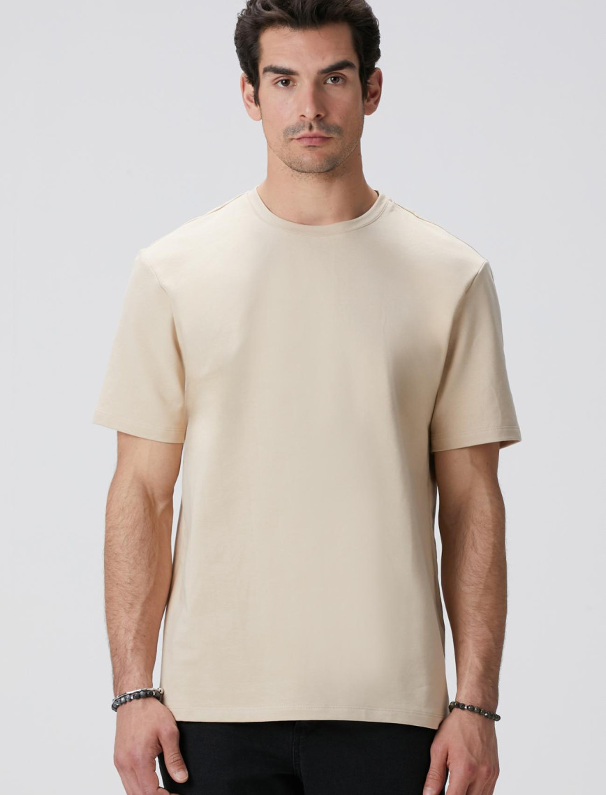 Network Erkek N-Tech Bej T-shirt Network Erkek N-Tech Bej T-shirt