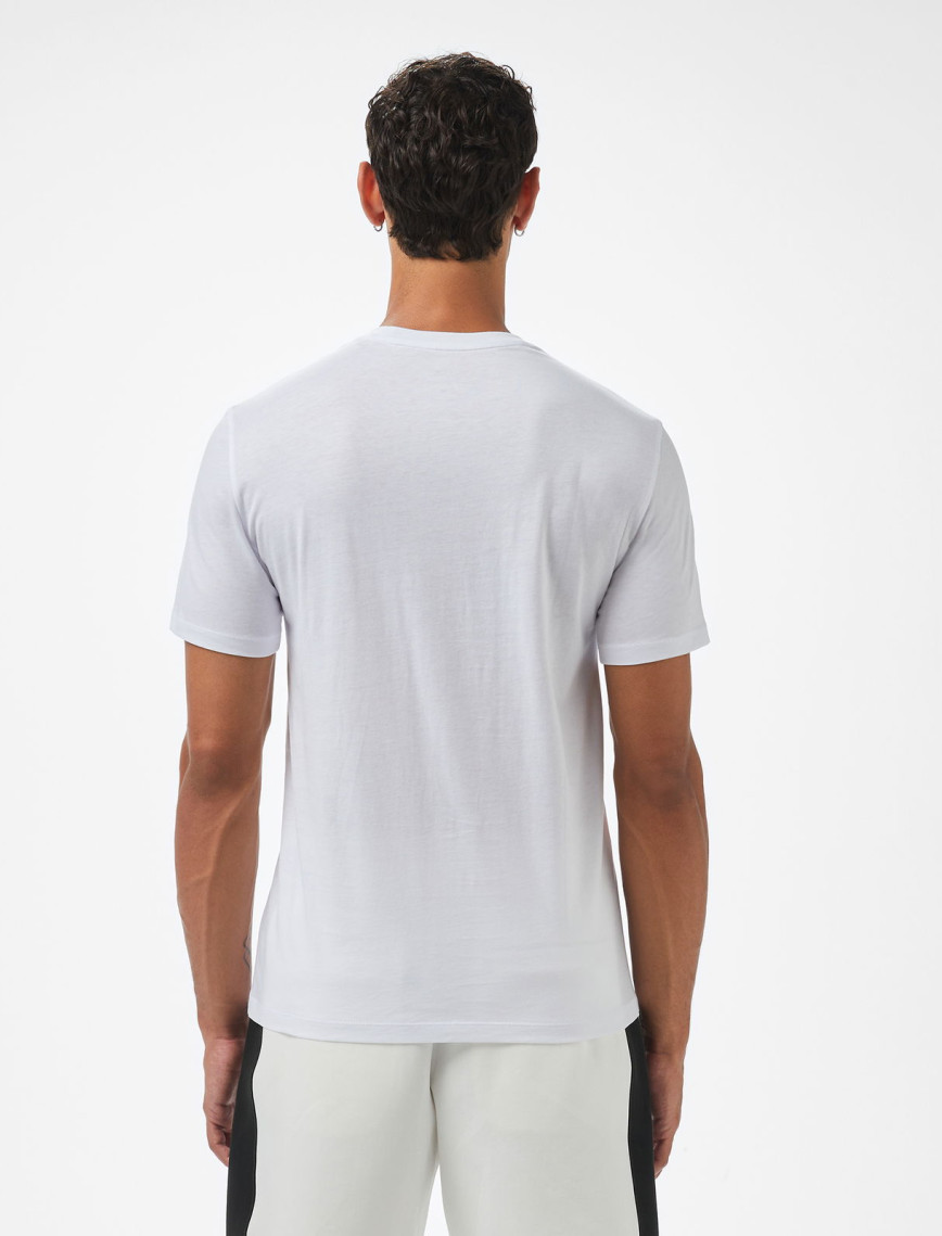 Armani Exchange Erkek Beyaz Bisiklet Yaka T-Shirt