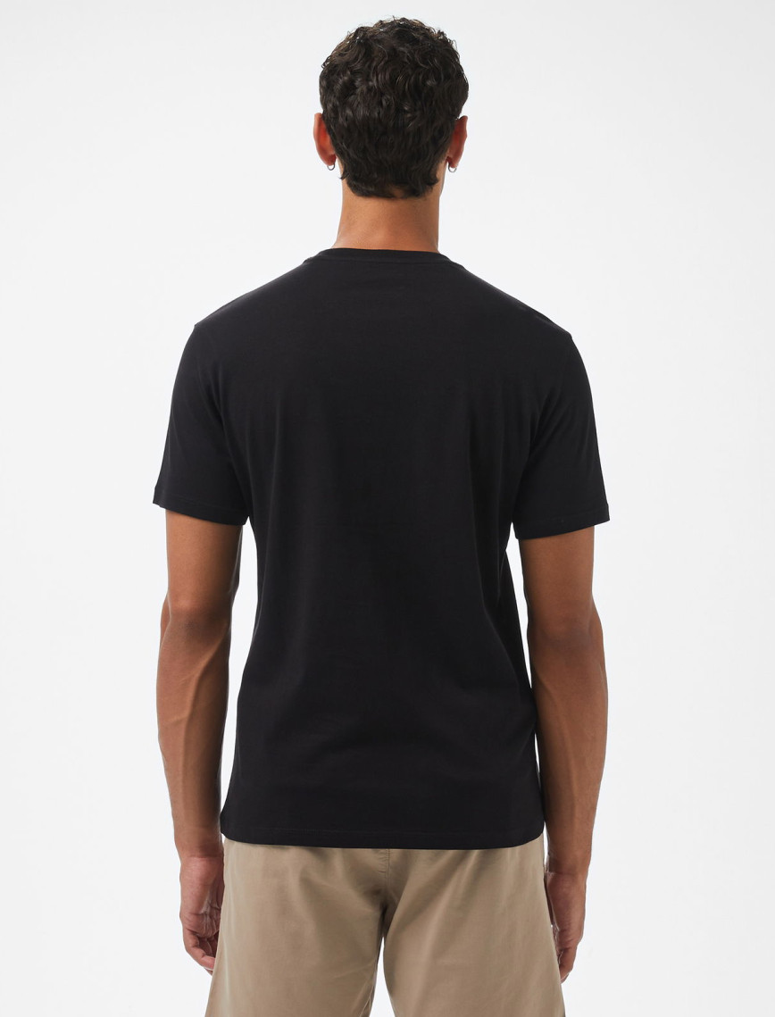 Armani Exchange Erkek Siyah Bisiklet Yaka T-Shirt