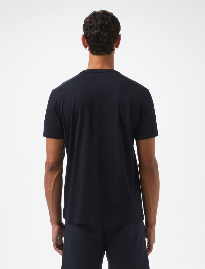 Armani Exchange Erkek Lacivert Bisiklet Yaka T-Shirt