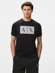 Armani Exchange Erkek Lacivert Bisiklet Yaka T-Shirt