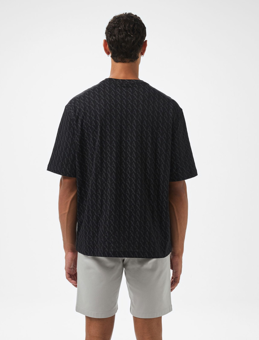 Armani Exchange Erkek Siyah Bisiklet Yaka T-Shirt Armani Exchange Erkek Siyah Bisiklet Yaka T-Shirt