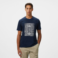 Nautica Erkek Lacivert Regular Fit Baskılı T-Shirt Nautica Erkek Lacivert Regular Fit Baskılı T-Shirt