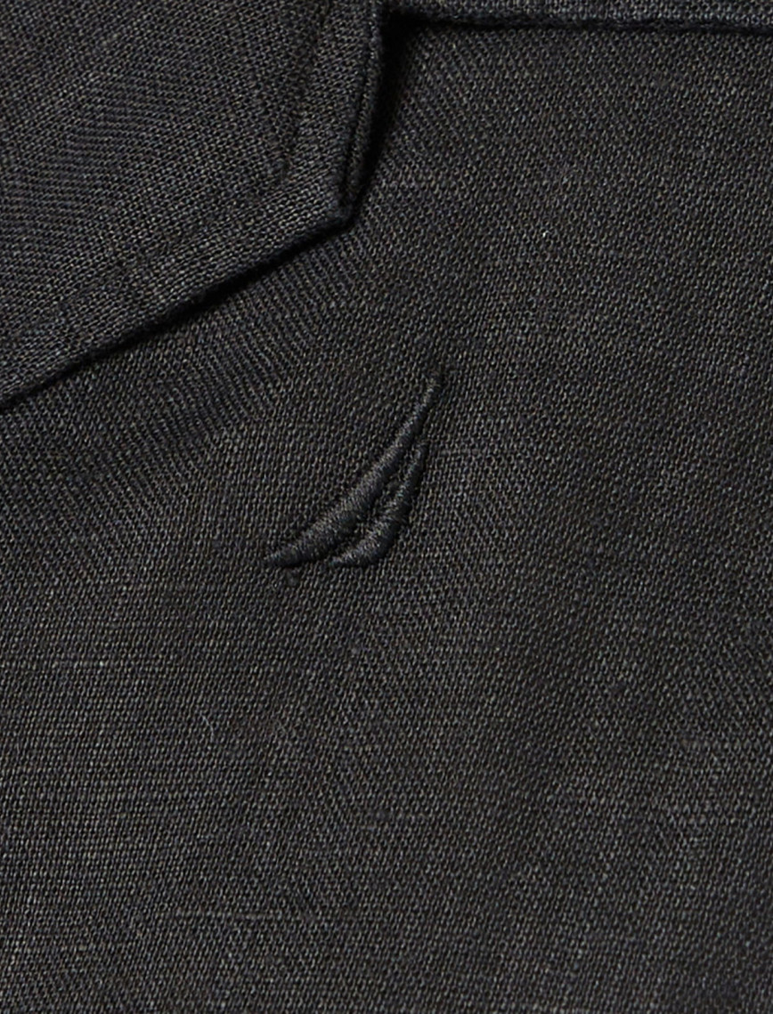 Nautica Kadın Siyah Regular Fit Keten Gömlek Nautica Kadın Siyah Regular Fit Keten Gömlek