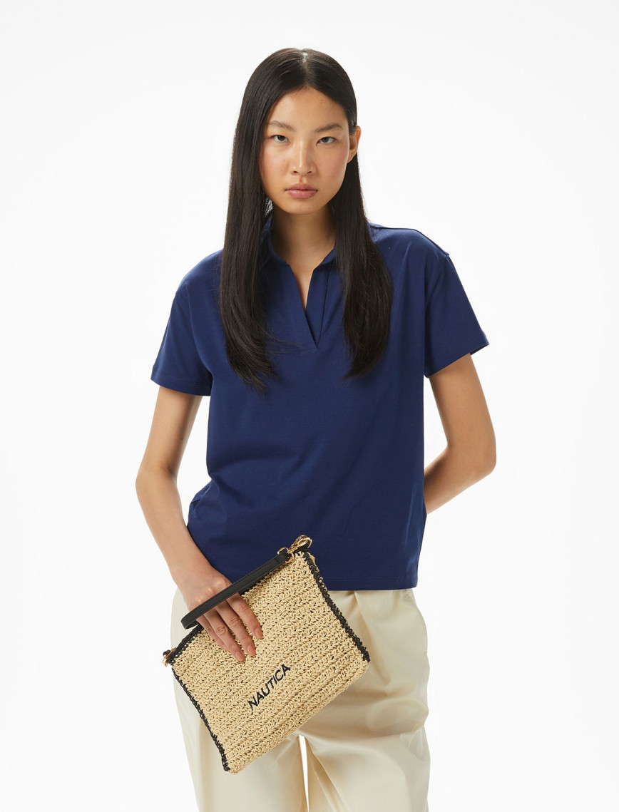 Nautica Kadın Lacivert Regular Fit Polo Nautica Kadın Lacivert Regular Fit Polo