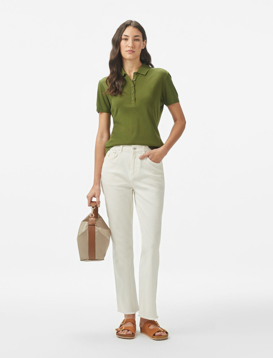 Nautica Kadın Yeşil Regular Fit Polo Nautica Kadın Yeşil Regular Fit Polo