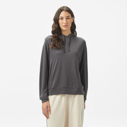 Nautica Kadın Gri Regular Fit Kapüşonlu Sweatshirt