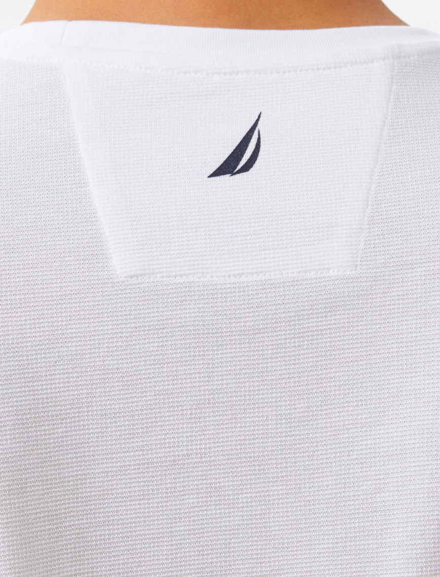 Nautica Erkek Beyaz Regular Fit Baskılı T-Shirt Nautica Erkek Beyaz Regular Fit Baskılı T-Shirt