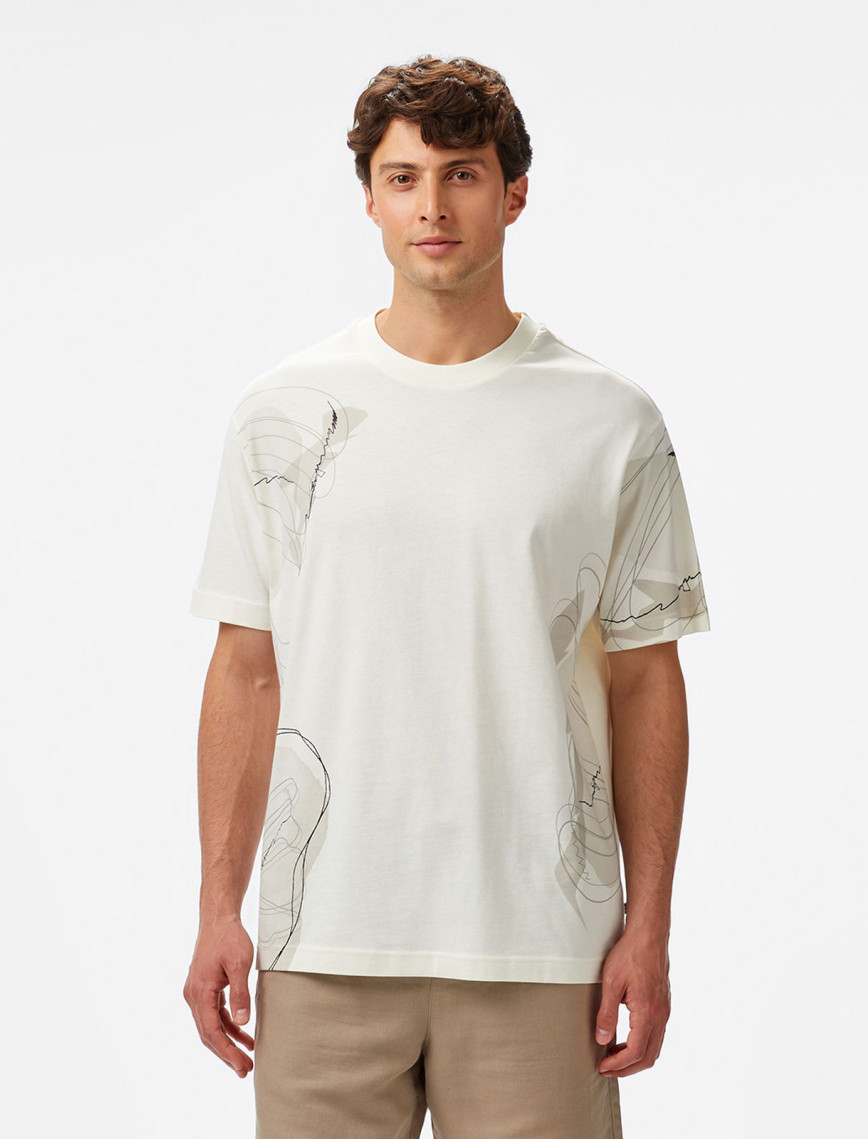 Nautica Erkek Yeşil Regular Fit Baskılı T-Shirt Nautica Erkek Yeşil Regular Fit Baskılı T-Shirt