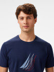 Nautica Erkek Lacivert Regular Fit Baskılı T-Shirt Nautica Erkek Lacivert Regular Fit Baskılı T-Shirt