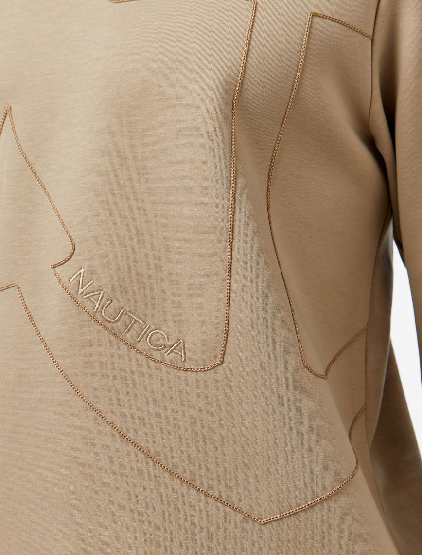 Nautica Erkek Bej Regular Fit Sweatshirt Nautica Erkek Bej Regular Fit Sweatshirt