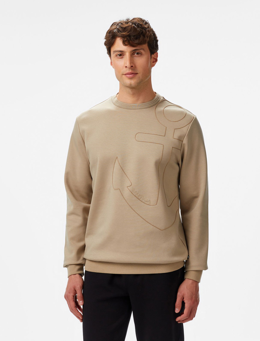 Nautica Erkek Yeşil Regular Fit Sweatshirt