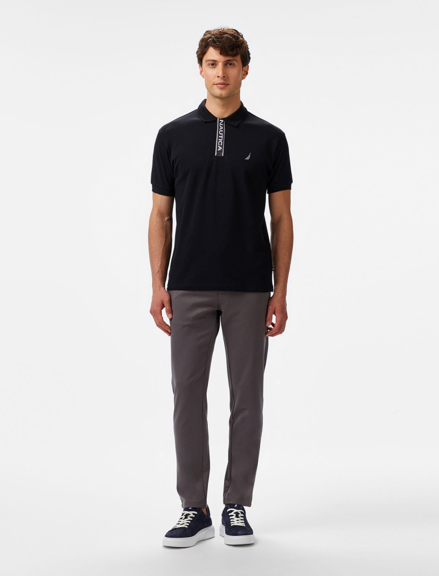 Nautica Erkek Siyah Classic Fit Polo Yaka T-Shirt Nautica Erkek Siyah Classic Fit Polo Yaka T-Shirt