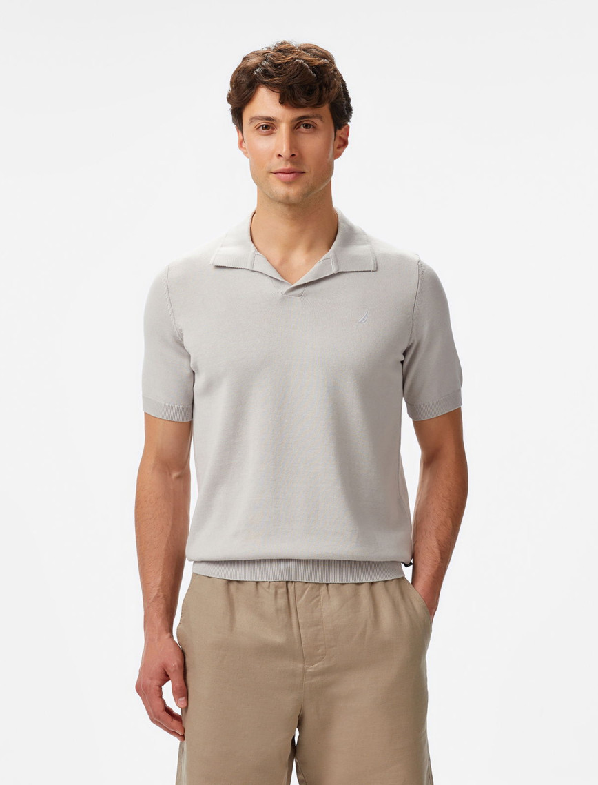 Nautica Erkek Gri Classic Fit Triko Nautica Erkek Gri Classic Fit Triko