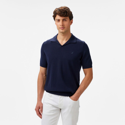 Nautica Erkek Lacivert Classic Fit Triko Nautica Erkek Lacivert Classic Fit Triko