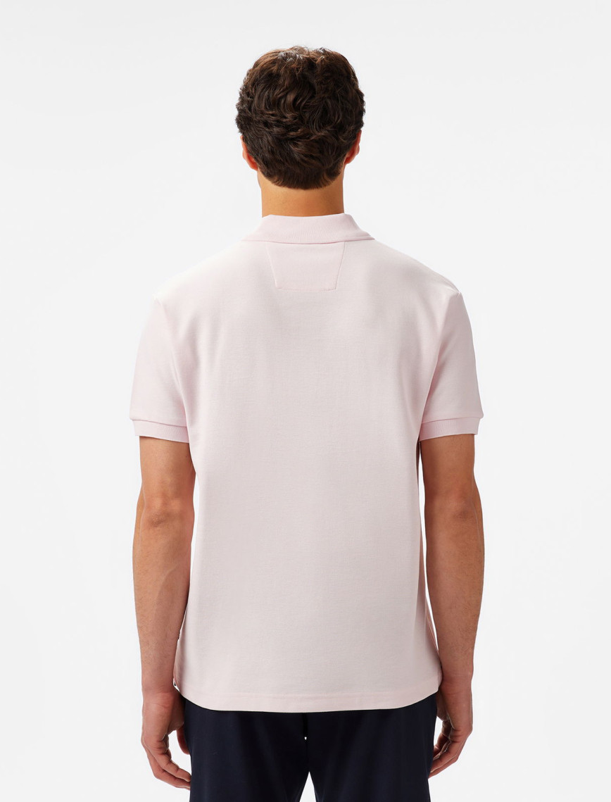 Nautica Erkek Pembe Classic Fit Polo Yaka T-Shirt