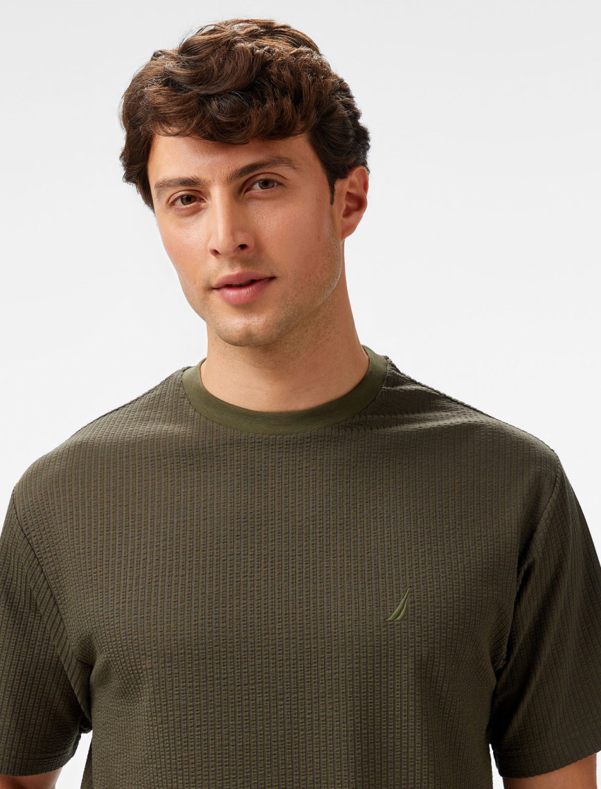 Nautica Erkek Yeşil Comfort Fit T-Shirt Nautica Erkek Yeşil Comfort Fit T-Shirt