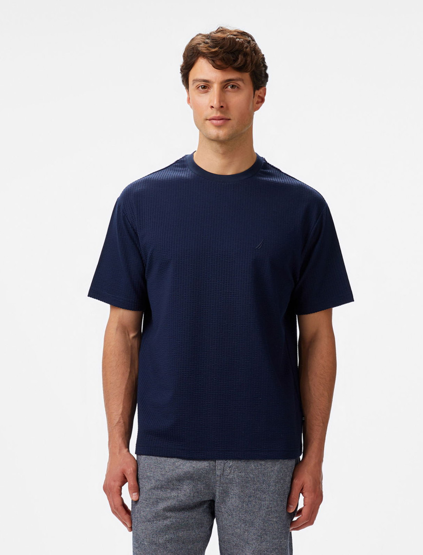 Nautica Erkek Krem Comfort Fit T-Shirt Nautica Erkek Krem Comfort Fit T-Shirt