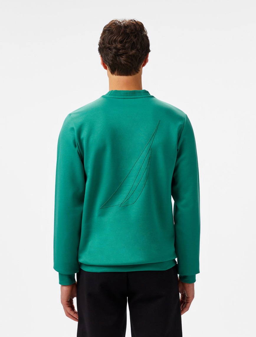 Nautica Erkek Yeşil Regular Fit Sweatshirt